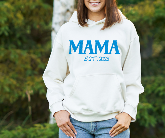 Show Your Role Family Embroidered Filled Stitch Hoodie
